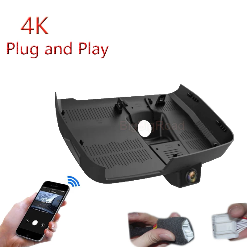 4K Plug And Play For Geely Xingrui L Preface 2024 Car Wifi DVR Video Recorder Dash Cam Camera Night Vision FHD 2160P