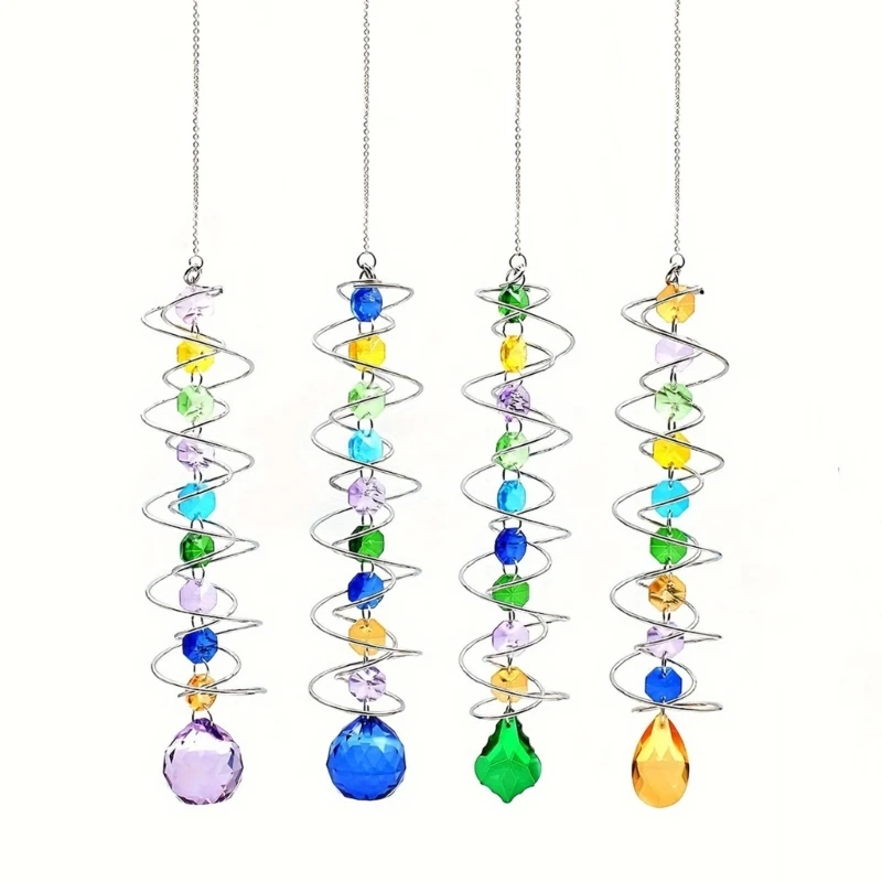 

Crystal Suncatchers Indoor Wind Ornaments Garden Rotating Stabilizers Hangings