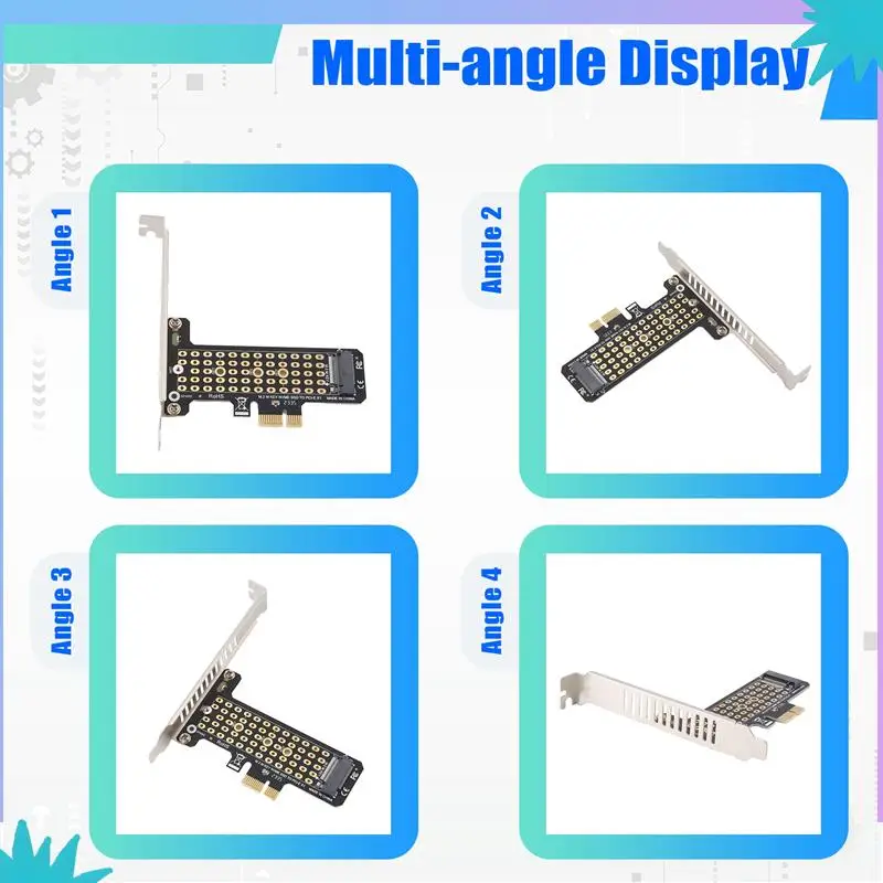 ABZW PH41-X1 M.2NVME SSD To Pciex1 Transfer Expansion Card Expansion Supports Pcie4.0