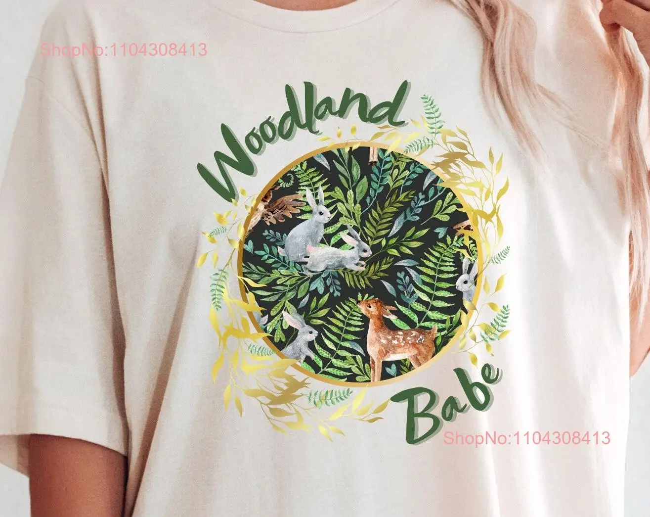 Boho Woodland T shirt long or short sleeves