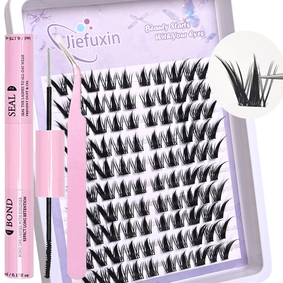 D Curl Küme Kirpik Uzatma DIY  - Eyelash Extension Equipment incelemesi ve fiyatı