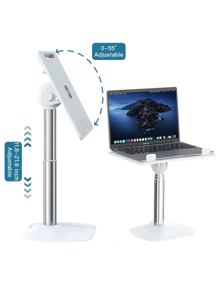 Składana podstawka pod laptopa do Macbook Air Pro Xiaomi Tablet PC Przenośny uchwyt chłodzący Podstawka pod notebooka Akcesoria do laptopów — zdjęcie 2