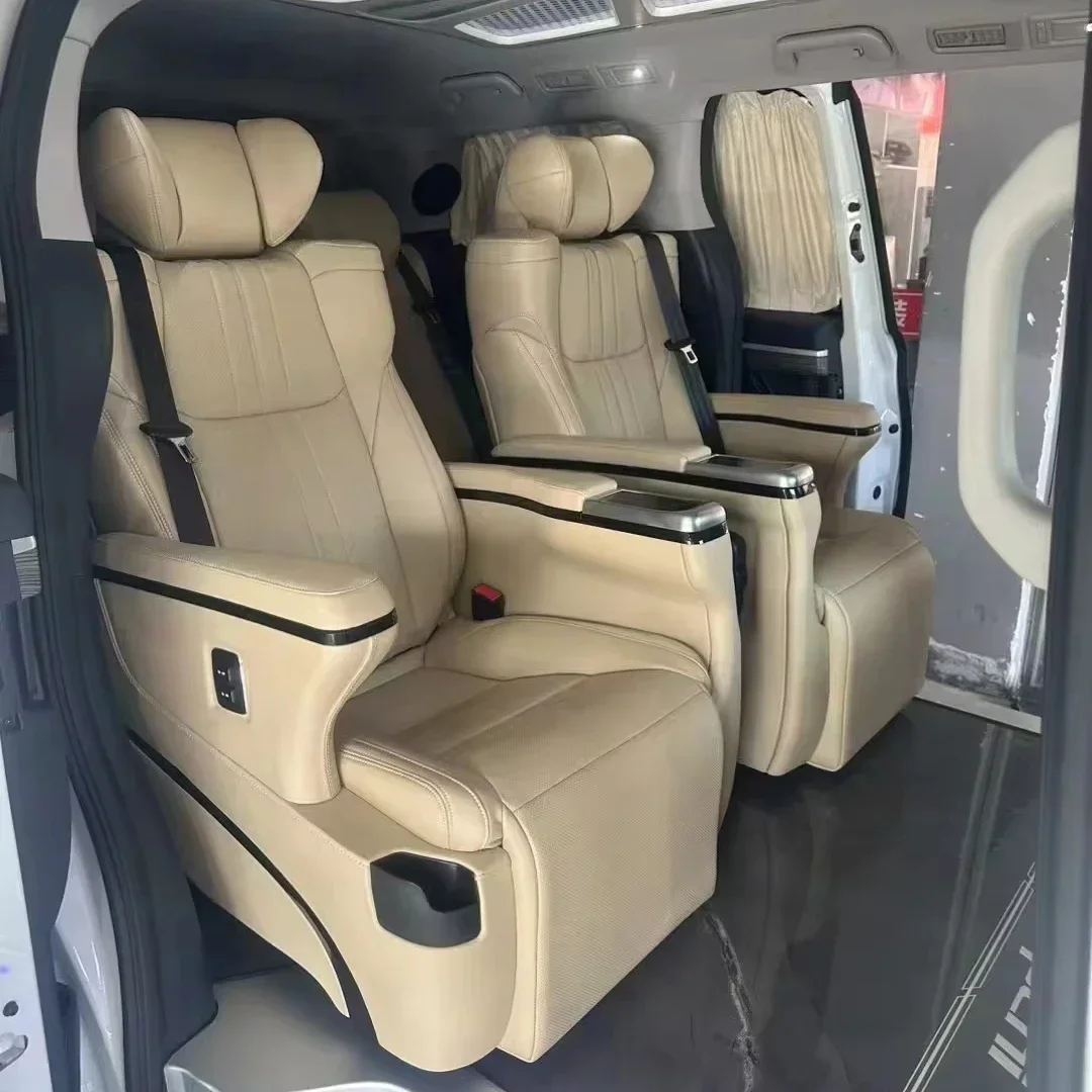 Van seats for sale ALPHARD SIENNA latest 20 30-series seats, with table board, cup holder and luxurious physical buttons.