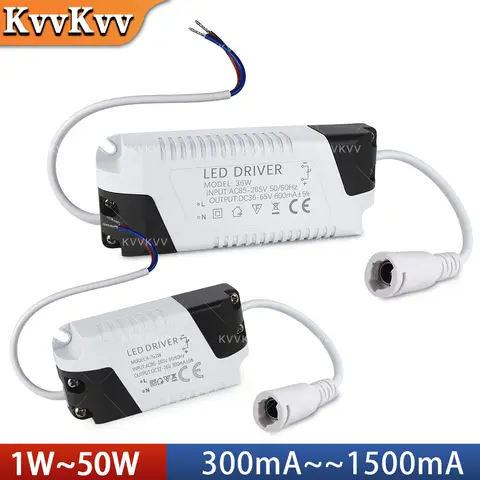 LED Driver AC220V Power Supply 1-3W 5-7W 8-12W 18-25W 20W 36W 30W 50W 48W For Lighting For DIY Downlight Spotlight Ceiling Lamp