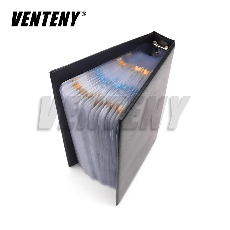 0.25W 122/130/140/158Values 1R~10M Ohm 1/4W 1% Metal Film Resistor Assorted Kit Resistance Pack Sample Book