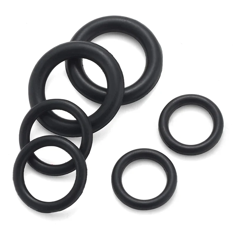 Czarny nitrylowy o-ring Grubość CS1mm/1,5mm/2mm/3mm Średnica zewnętrzna 3-80mm Gumowa uszczelka olejoodporna — zdjęcie 5