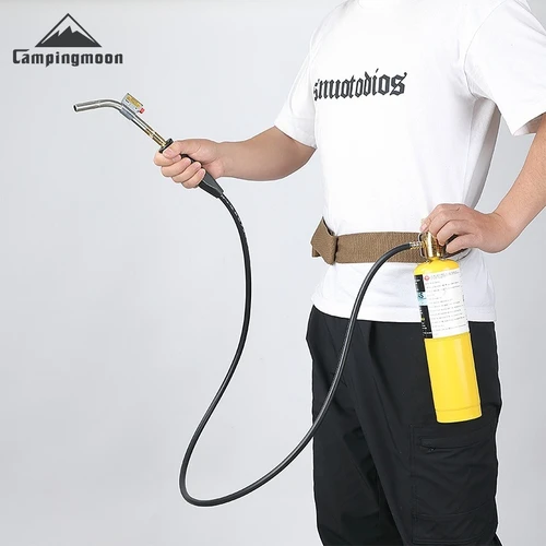 Imagen 2 del producto CAMPINGMOON MT-5110 pistola de soldar americana MAPP de alta temperatura sin oxígeno Manpu Gas antorcha portátil pistola de llama de propano
