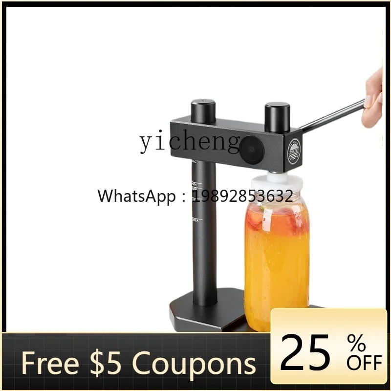 

AA Disposable Cans Hand Automatic Sealing Machine Milk Tea Commercial Beverage Can Sealing Packing Machine