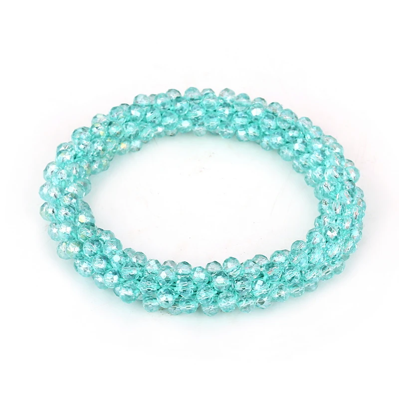 Boho Elastische Armbänder für Frauen, Vintage Stretch Bohemian Femme Haar-Accessoire, Kristallglasperlen-Armbänder, Party-Schmuck, Geschenk – Detail 16