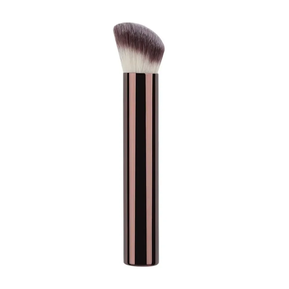 Trendy Soft Seamless Finish Brush Smooth Artificial Fiber Makeup Brush Double Head Powder Brush Natural Powder Blusher Brush