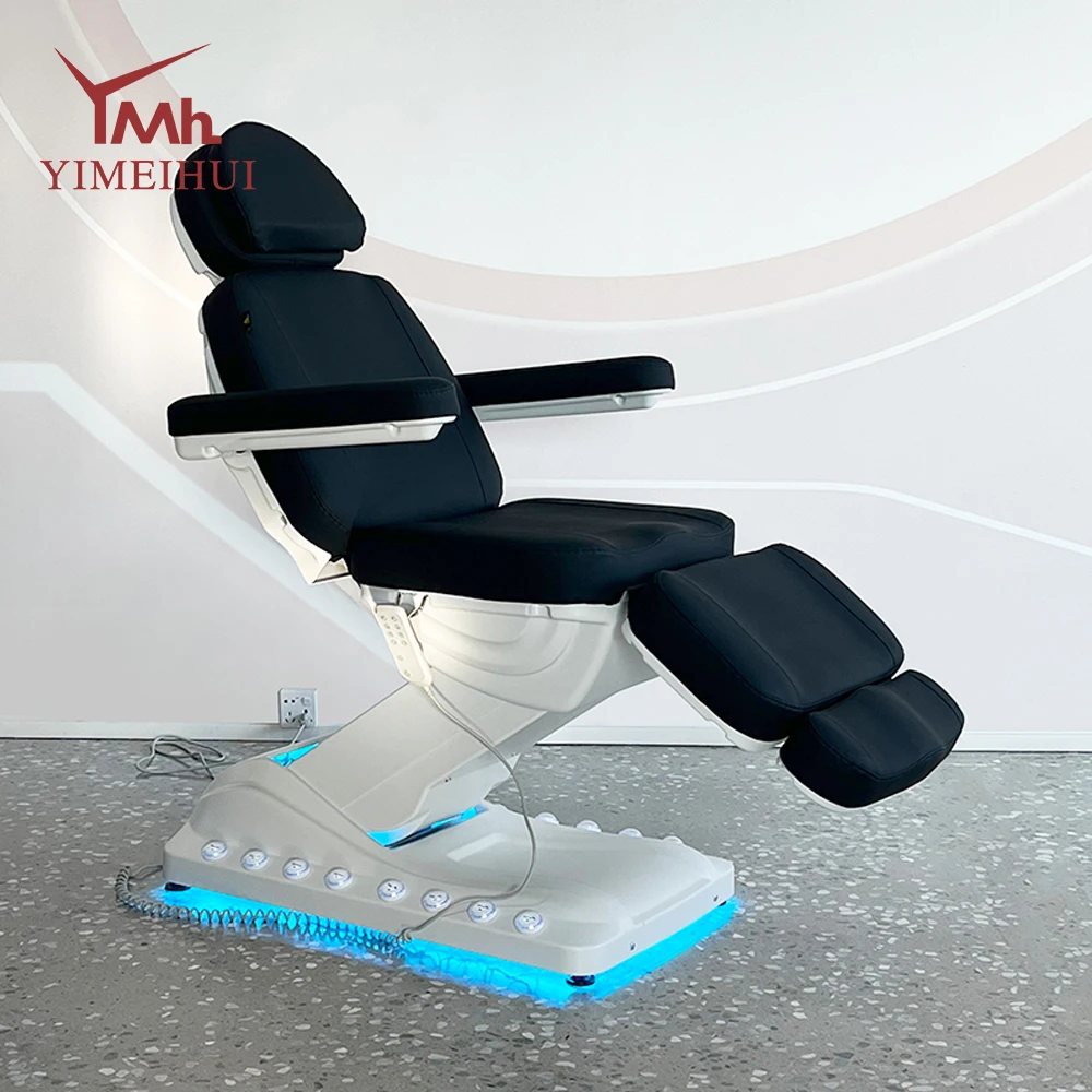 4 Motors Upgraded Foot Control and Remote Electric Universal Massage Bed