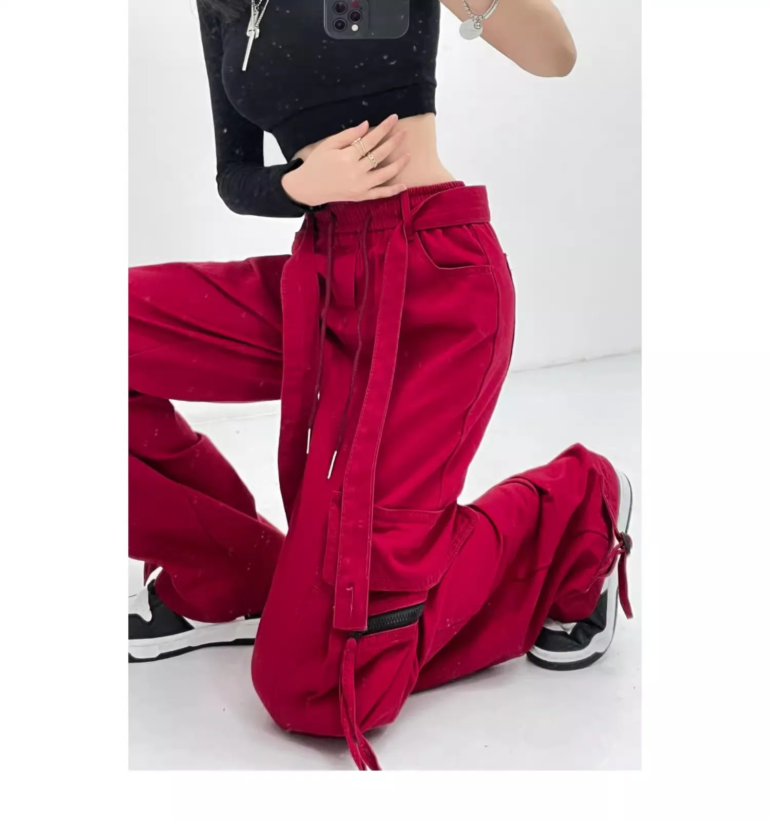 

Jazz autumn pants dry dopamine cycling jazz outdoor mountaineering work pants women summermountaineering thin ice silk speed