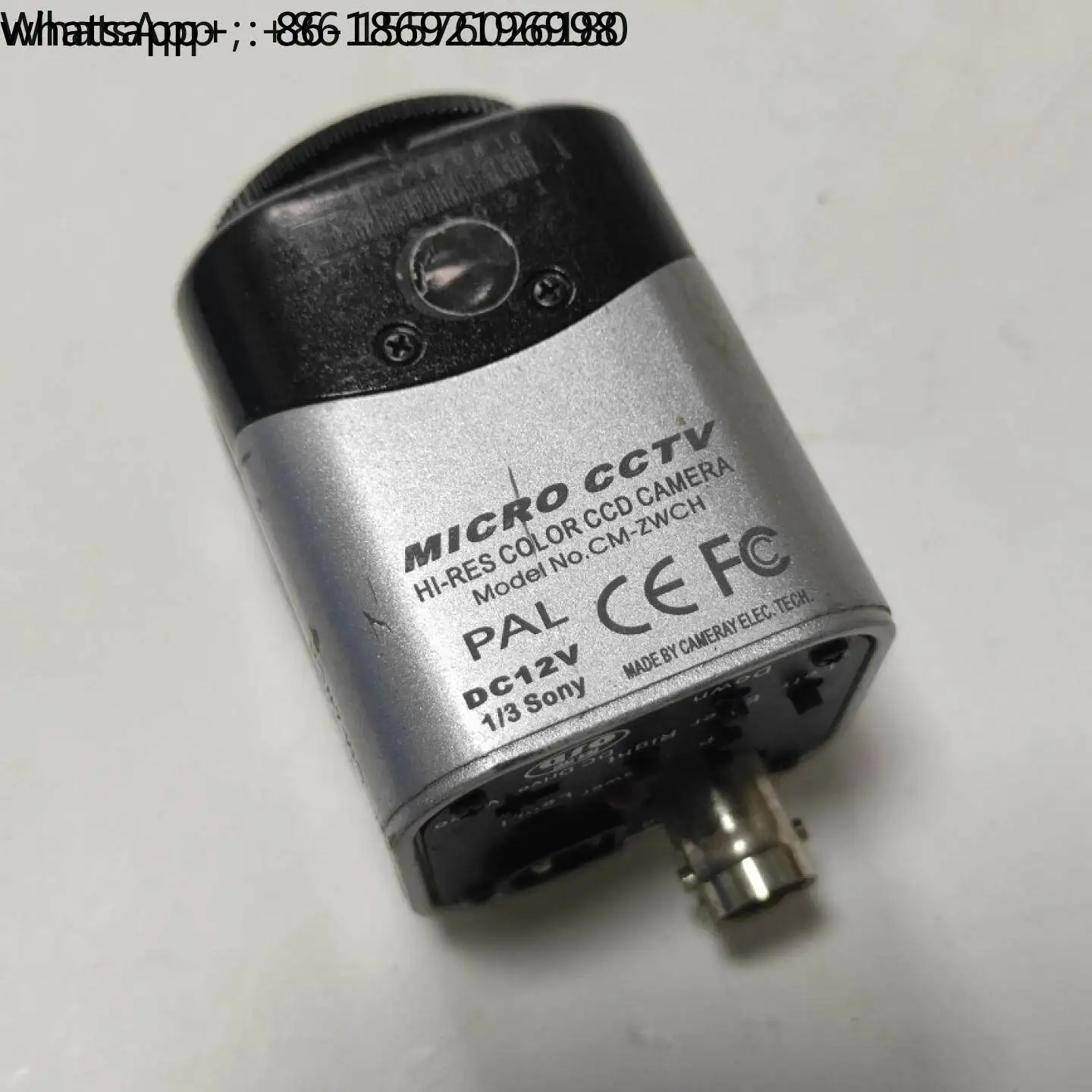 MICRO CCTV High Definition Color CCD Camera CM-ZWCH PAL DC12V 1/3 Real Shot