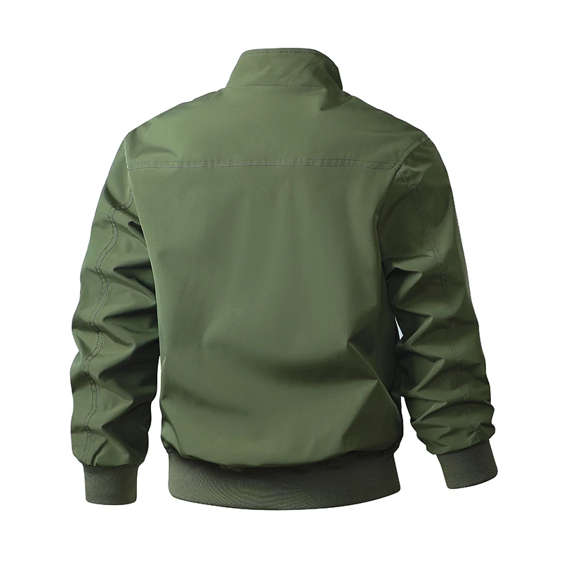 Winter Men Bomber Jackes Coat Mens Autumn Warm Windbreaker Jackets Man Outdoor Fashion Casual Coat Stand Slim Jacket Male LZLLTT