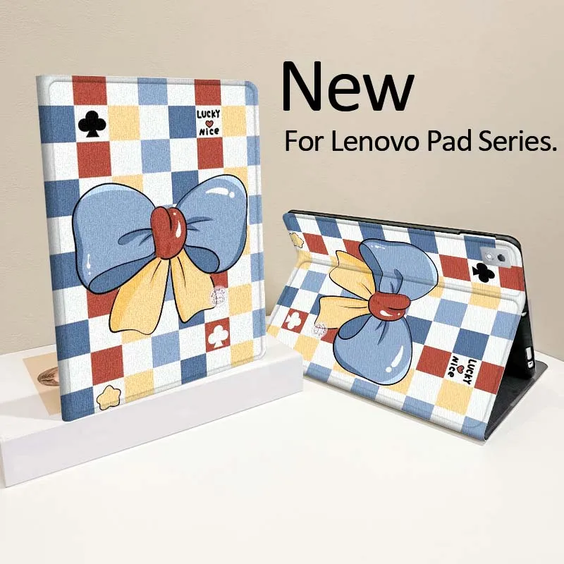 

Bowknot Creative Pattern For Lenovo Tab Xiaoxin Pad 700 Y900 Gen4 K10 P11 GT K11 3rd P11 P12 Plus Pro Gen Tablet Case
