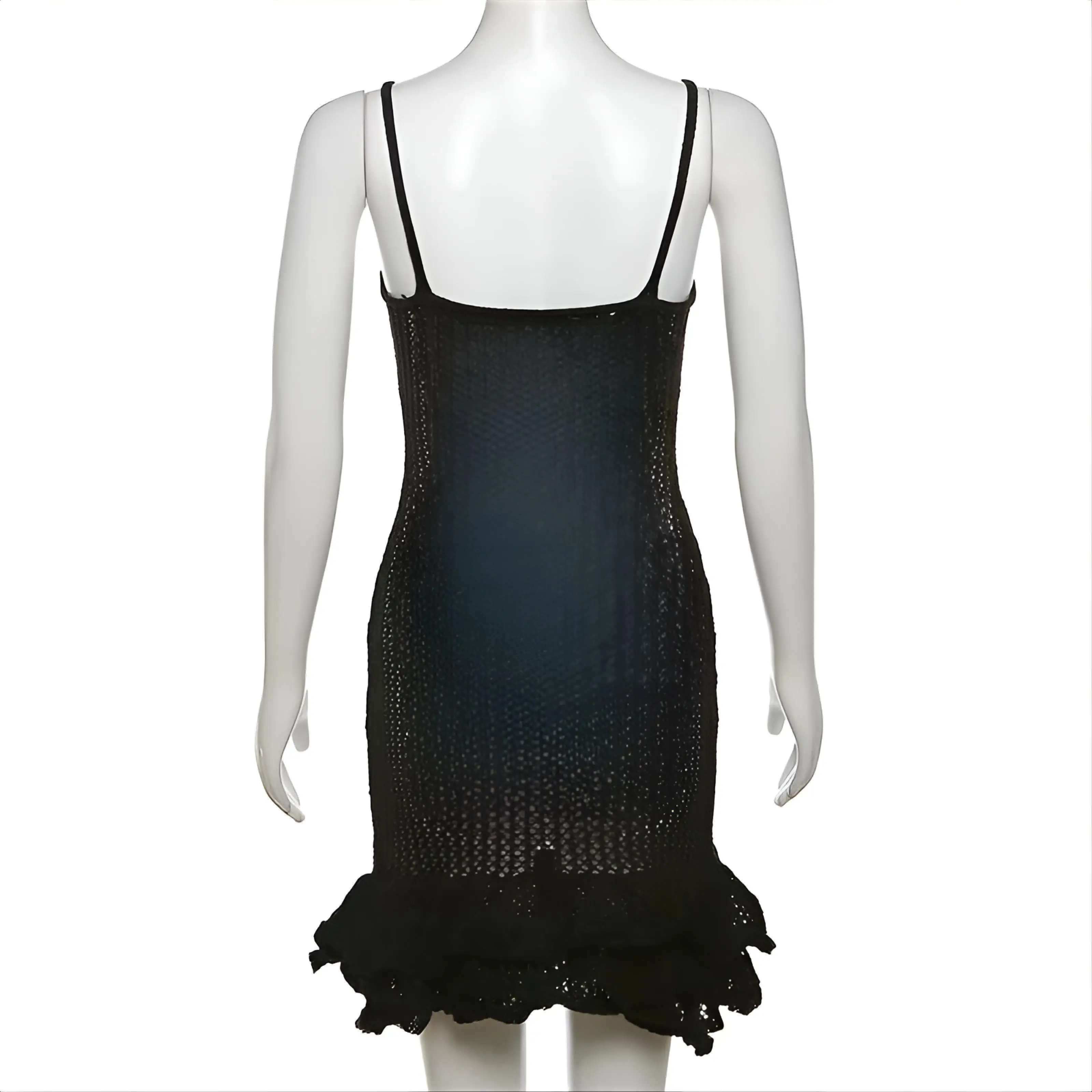 

Cover Up Green Women Waistline Cinching Hawaiian Spaghetti Fresh Transparent Moroccan Pattern Young Rhinestone Holiday Nightclub