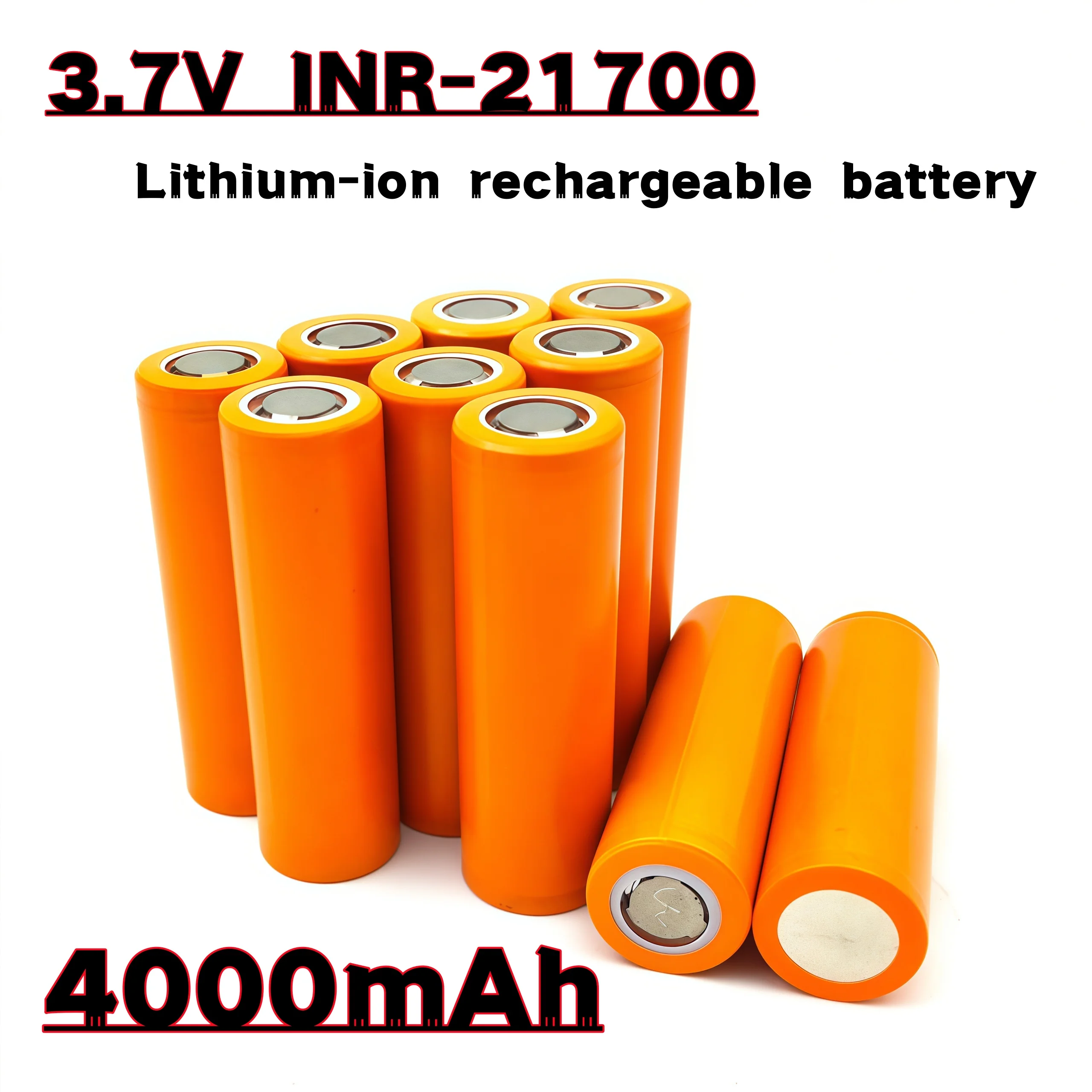 2025-Premium 3,7 V INR21700-50T 4000 mAh Lithium-Akku 30 A mit hoher Entladung und hoher Kapazität für Elektrowerkzeuge, Taschenlampen und Fahrräder