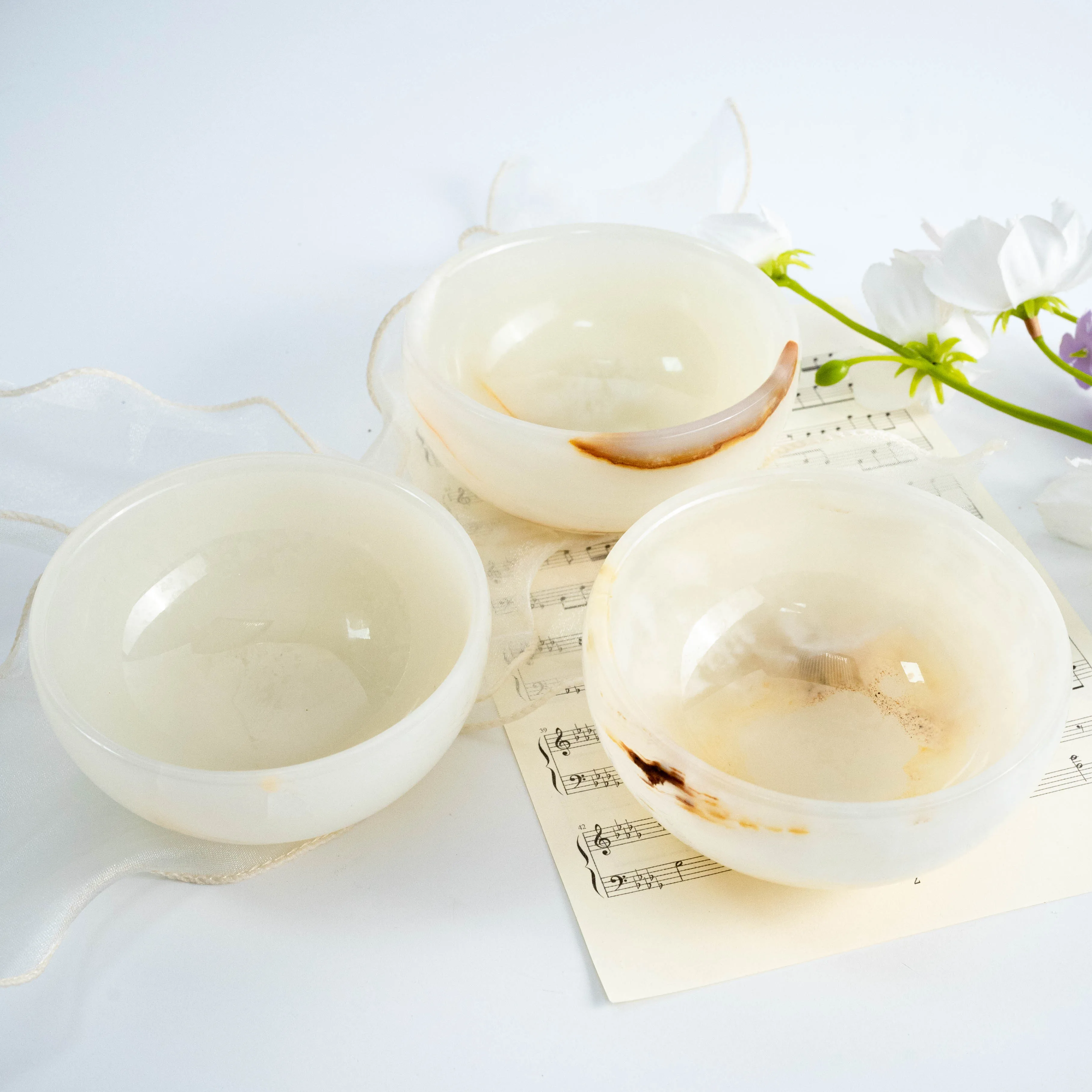 1 Pcs Exquisite Bowl-Shaped Afghan Jade Carving | Valentine’s Day, Christmas, and Halloween Decoration