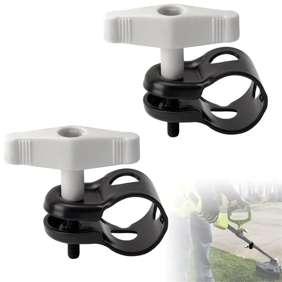 2pcs 312630001 308045012 Attachment Coupler Pipe/Tube for String Trimmer 308045006 Attachment Coupler Clamp