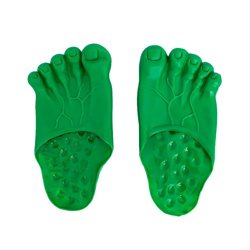 A11190107Halloween Monsters Slippers Shoe Cover Bigfoot Tweezers April Fools Day Tricks Creativity Slippers Funny Big Foots