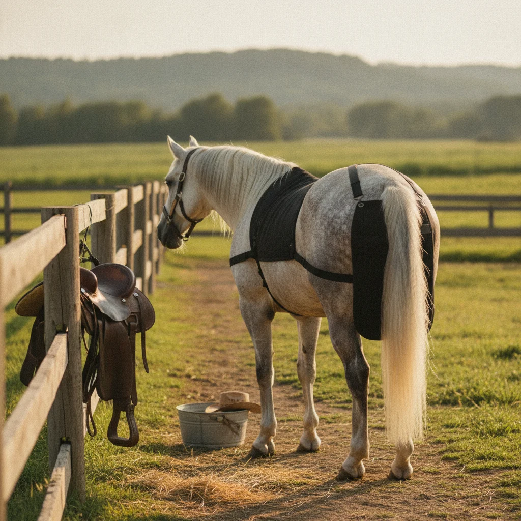 Horse Manure Bag Long-Lasting Horse Manure Catcher Heavy-Duty Leakproof for Riders, Carriage Rides, Stables