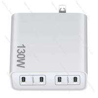 130W GaN multi-port charger GaN fast charging, suitable for tablet laptop power supply super PD fast charging