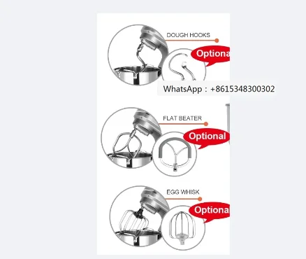 1pcs 2000W 11 liter electric vertical mixer double hook mixer