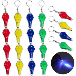 Mini UV Flashlight 395nm Black Light LED Keychain Lights Mini Ultraviolet Lamp Torch Keychain Flashlights UV Light Detector