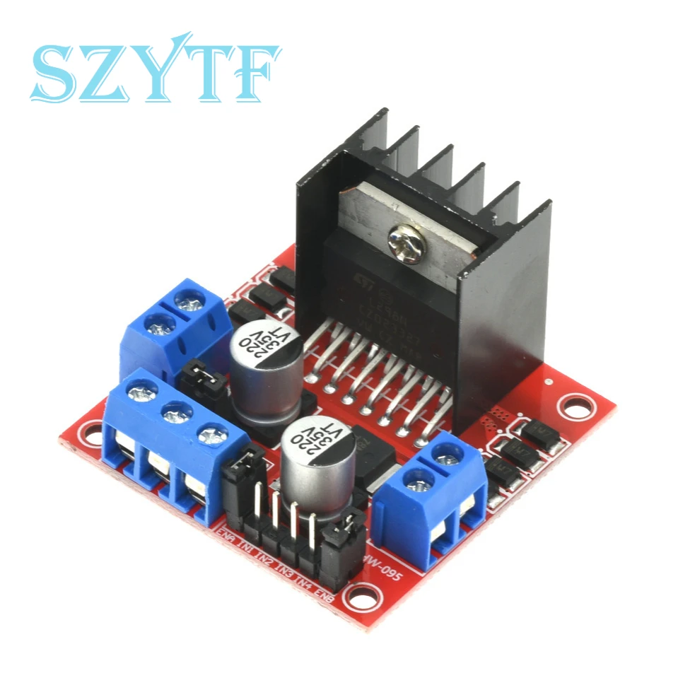 L298N DC Motor Driver Module L298N Stepper Motor Smart Car Robot Breadboard Peltier High Power L298 DC Motor Driver for Arduino