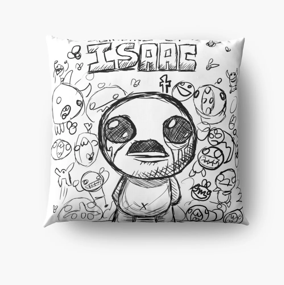 The Binding of Isaac Art #1 Pattern Square Pillow Case Sofa Decorative Throw Pillow Cushion Cover Home Accessories