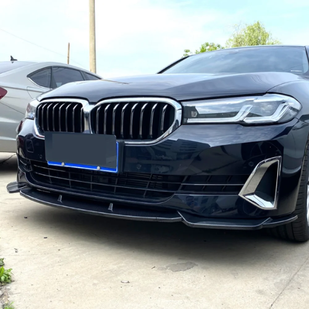For BMW 5 Series G30 G31 LCI 520i 525i 530i three-stage front lip spoiler separator 2021-2023