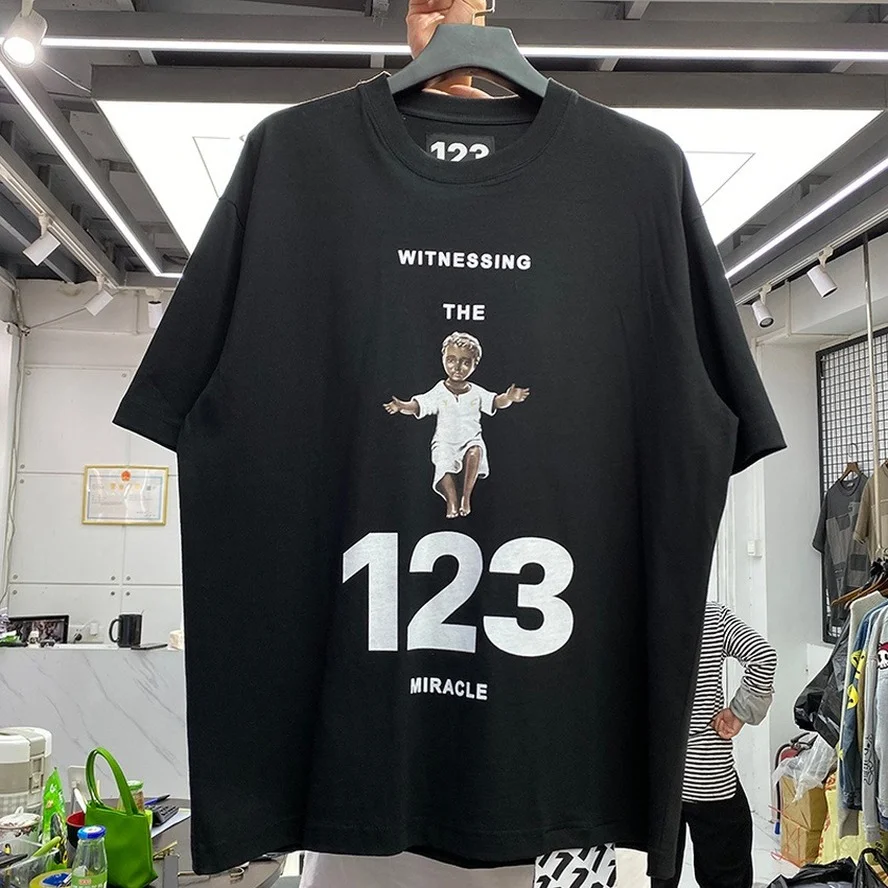 Oversized RRR123 T Shirt Men Women Best Quality Vintage Summer Style RRR 123 Tee Tops