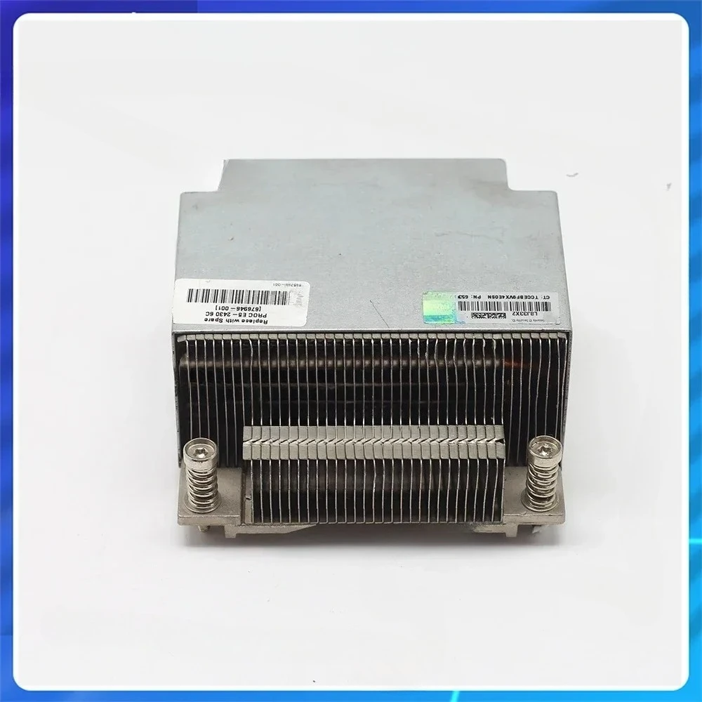 Original for HP ProLiant DL380E G8 Gen8 DL380EG8 CPU Cooler Heatsink Server Radiator 677090-001 663673-001 6043B0111501A2 Cooler