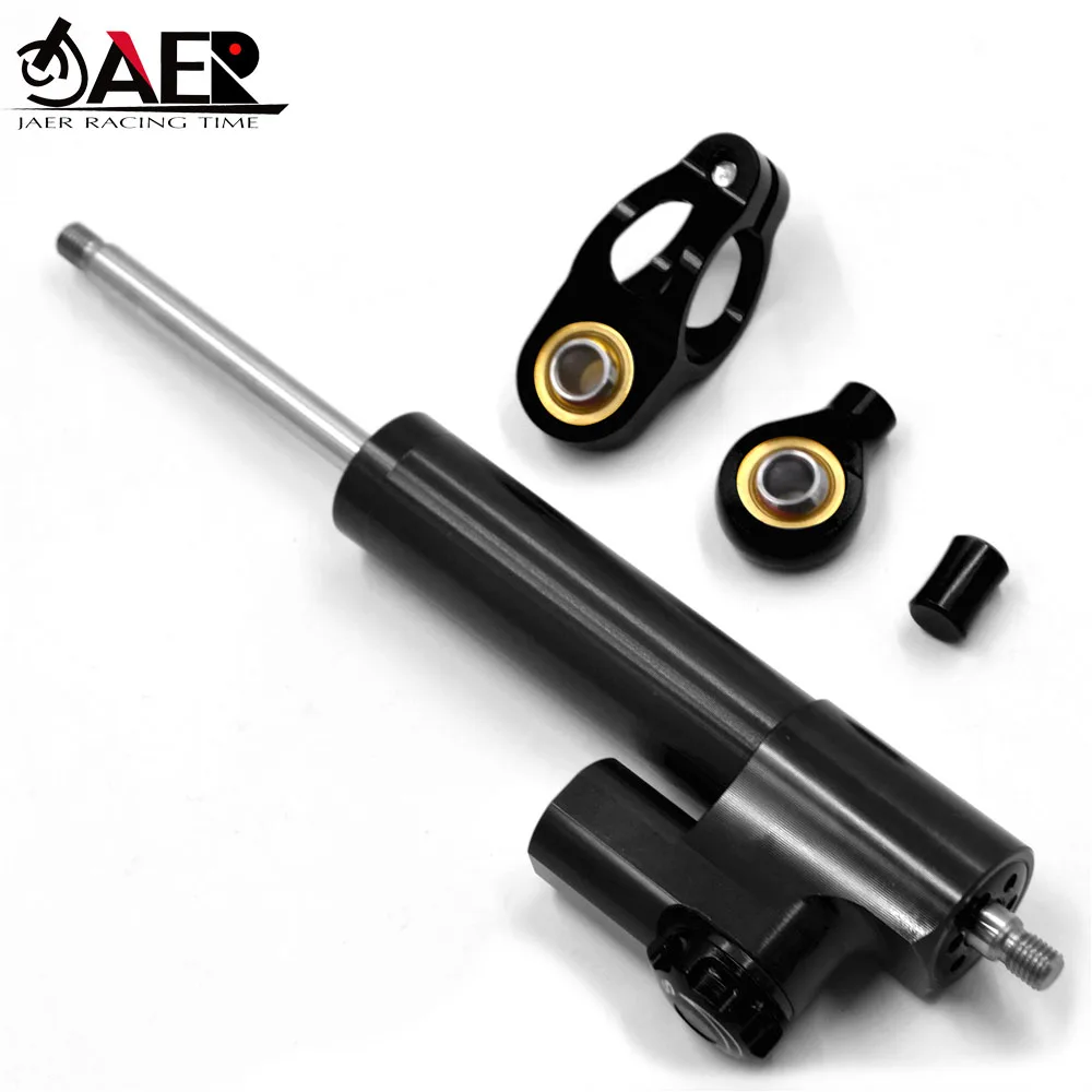 Stabilizzatore di sterzo ammortizzatoreControllo di sicurezza invertito lineare per BMW Suzuki Honda Ducati Triumph Aprilia Yamaha MT07 MT09