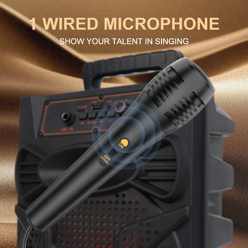 ZQS-809 Portable Wireless Bluetooth Speaker Powerful Woofers For Speakers Subwoofer Radio Receiver Home Theater Sound System