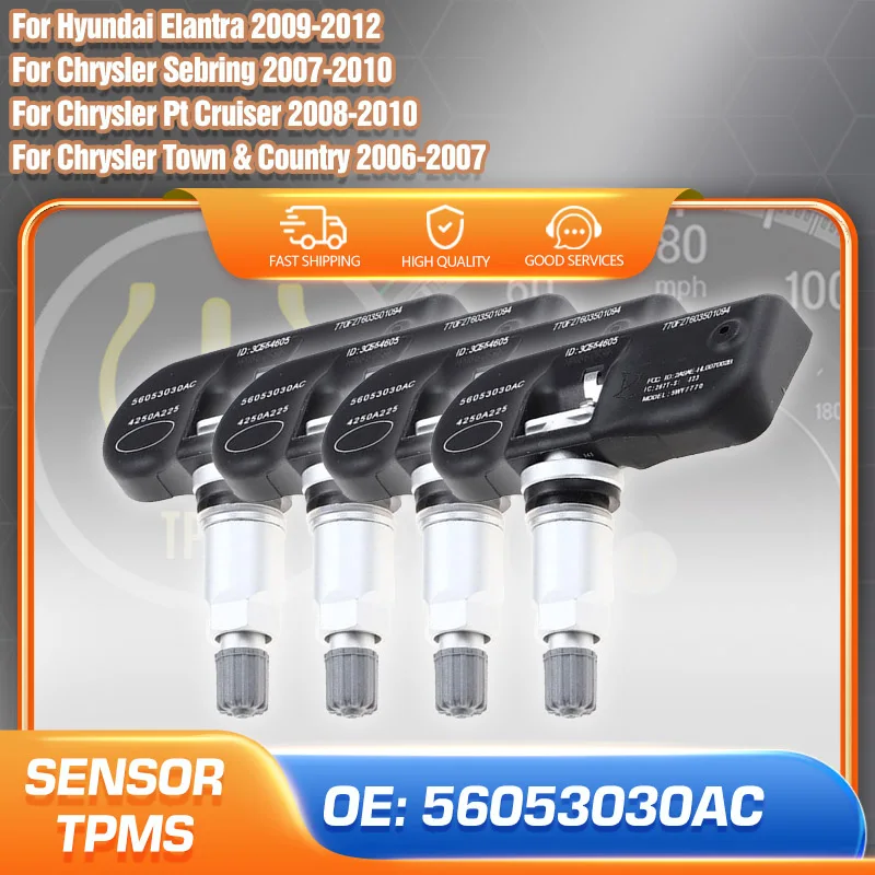 

56053030AC For Hyundai Elantra TPMS Sensor Chrysler Town & Country Chrysler Pt Cruiser Chrysler Sebring Tire Air Pressure Sensor