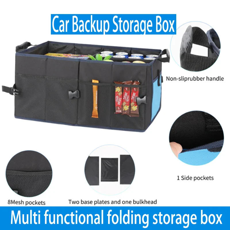 

Car storage box Multi functional folding organizer box Car Backup Storage Box Automotive interior supplies Car Interior Storage