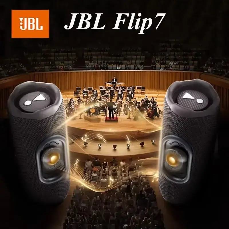 سماعة مقاومة للماء JBL Flip 7 - نظام ستيريو محمول مقاوم للغبار IP68 مع تعزيز الصوت وباس عميق للاستخدام الخارجي - 3