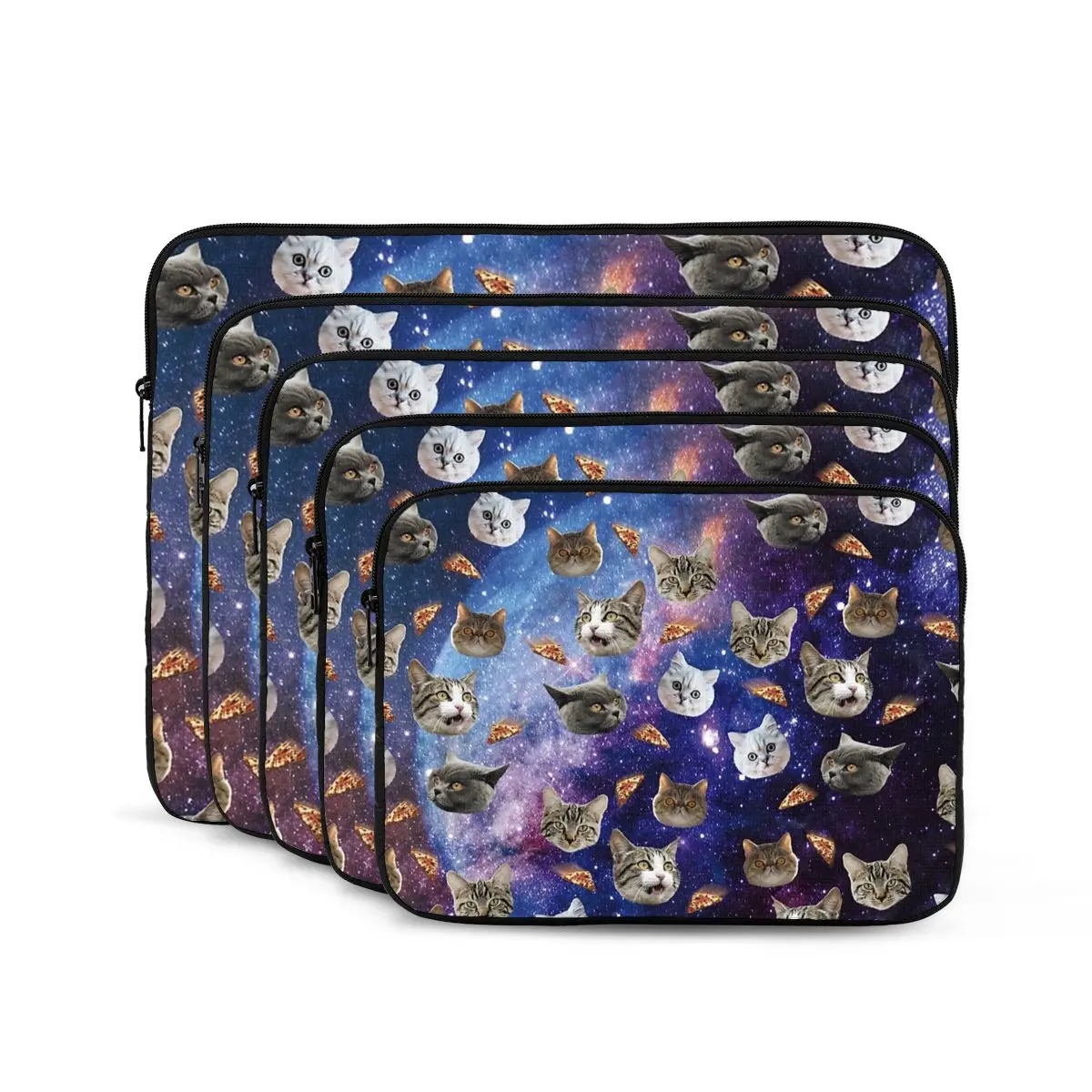 

Сумка для ноутбука Space Cat Heads, чехол для ноутбука 10, 12, 13, 15, 17 дюймов, чехол для ноутбука, противоударный чехол для планшета, сумка