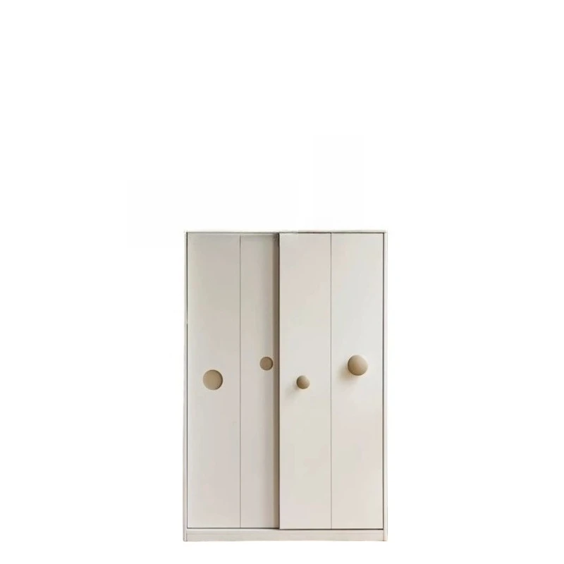 

Wood language solid wood children's wardrobe household small apartment