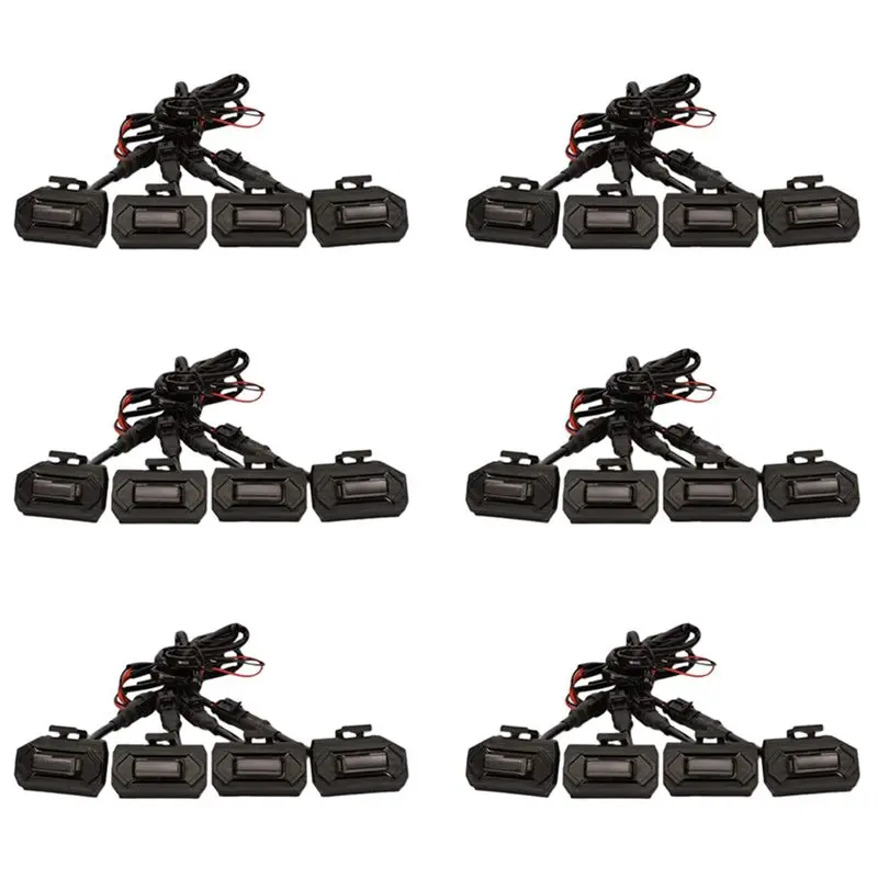 

24PCS LED Front Grill Lights For Toyota Tacoma Raptor TRD Off Road Sport 2020 2021 External Grill Lamp, Yellow Light