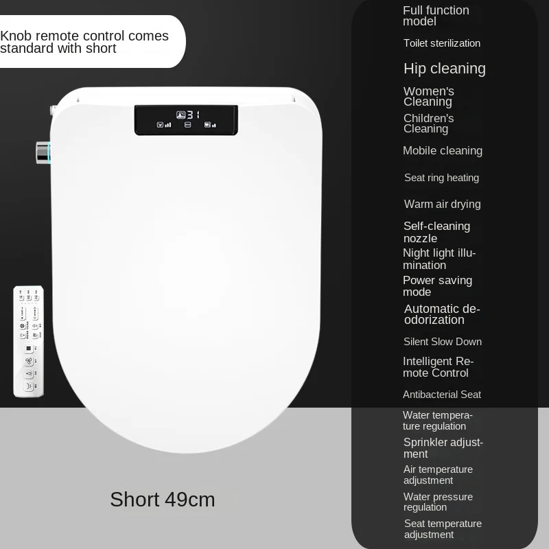 Automatische bidetstoel met verwarmingsfunctie Universele U-vorm D-vorm slimme toiletbril