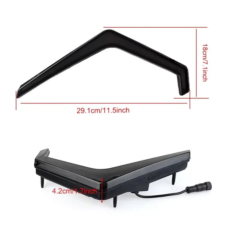 RZR RGB Fang Light LED Turn Signal light Front Signature Accent Fang Light Assembly for Polaris RZR XP 1000 Turbo 2019 2020 2021