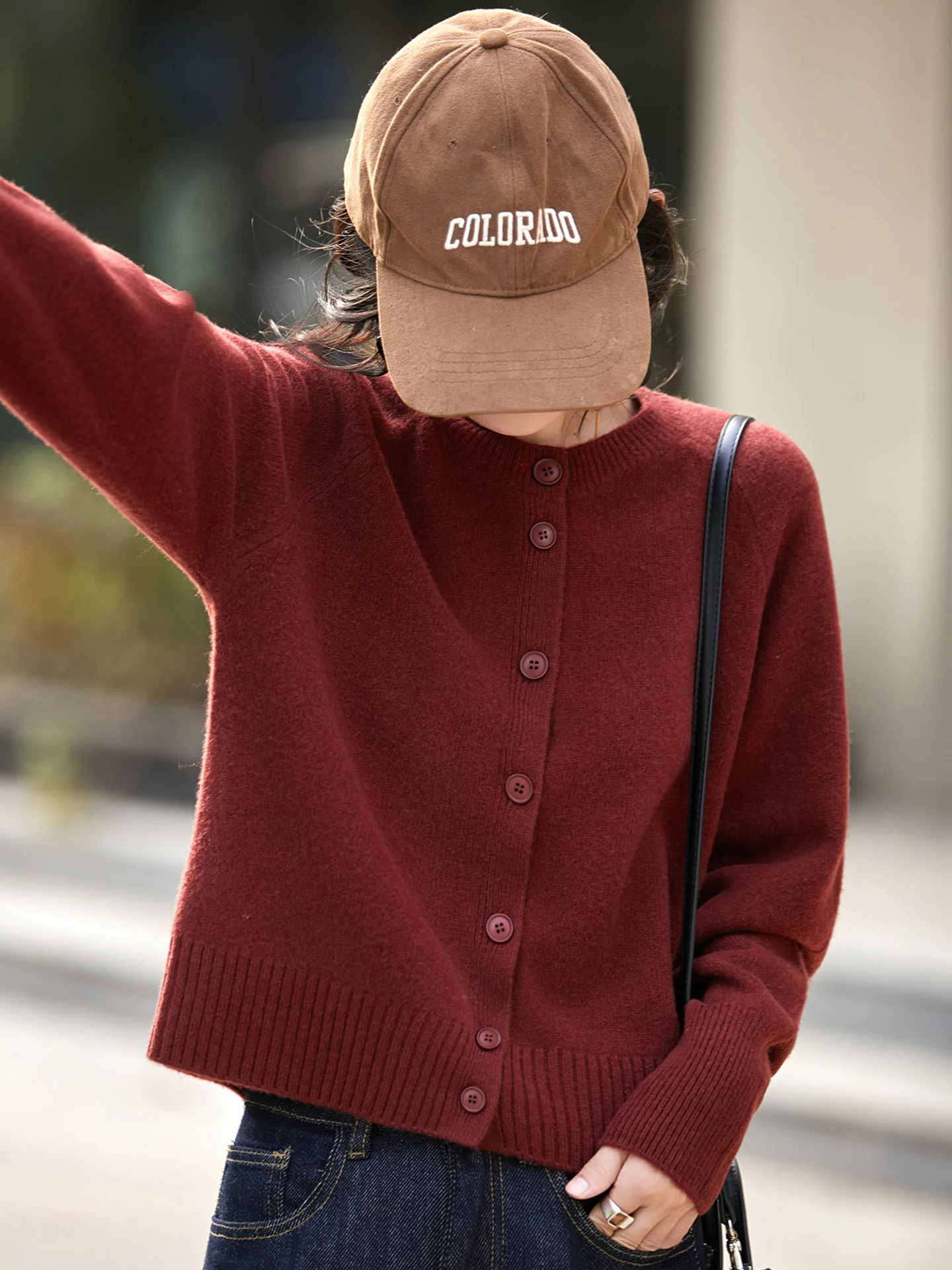 

Basic Women's 100% Wool Sweater Autumn Winter Female Knitwear Thick Cardigan Long Sleeve Clothing Cozy Tops Cashmere Lady Jersey