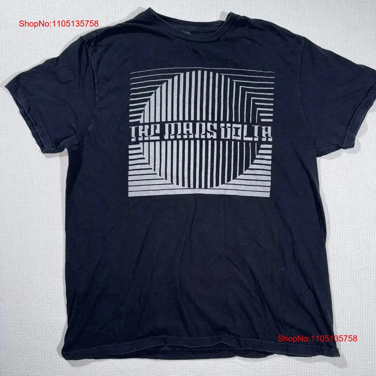 The MARS VOLTA Band 2023 Tour Black 1 Sided T Shirt Full Size S 5XL vintage Washed Stylish homme Breathable Comfortable graphic