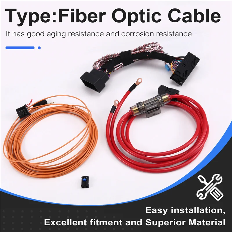 

High Fidelity Amplifier To Harness, Lossless Cable, L7 Lossless Adapter Cable, Fiber Optic Cable For BMW