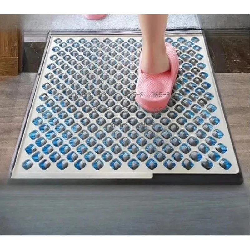 Household Entrance Disinfection Foot Mat, Automatic Shoe Sole Wiping & Cleaning Door Mat For Home Use