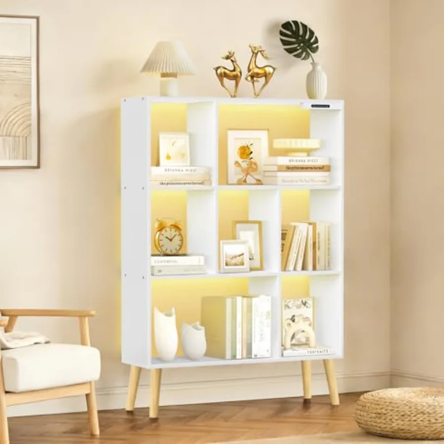 7-Cube Bookshelf Wi…