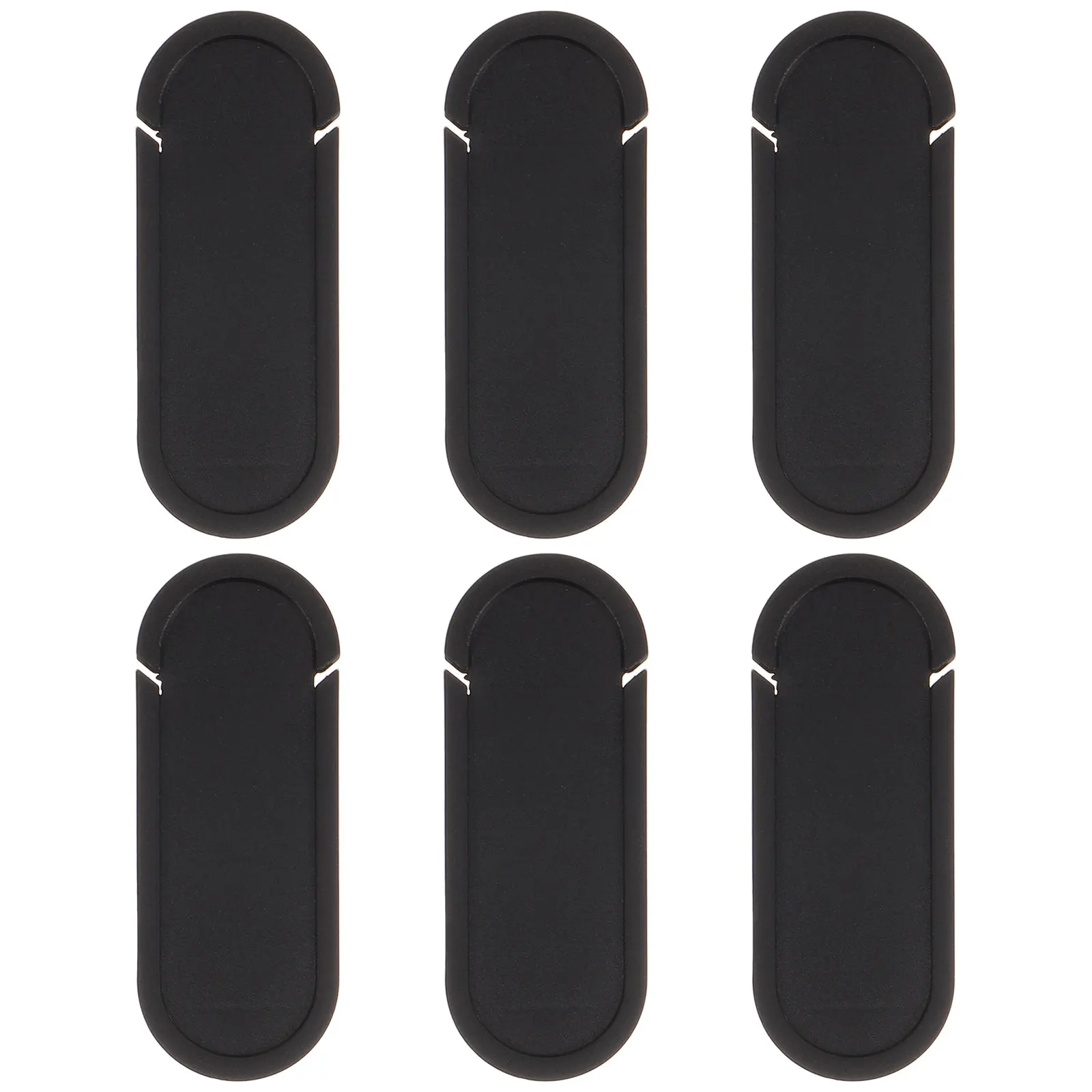 

6 Pcs Laptop Cover Slide Black OPP Decorative Privacy Dust Proof Hacker Protection Non for Laptops