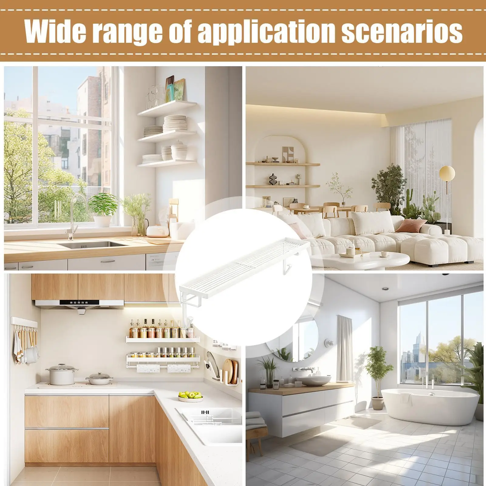 

Over Radiator Shelf Iron Storage Rack No Drilling Space-Saving Radiator Storage Cover For Hotel Dorm Apartment Bedroom Living